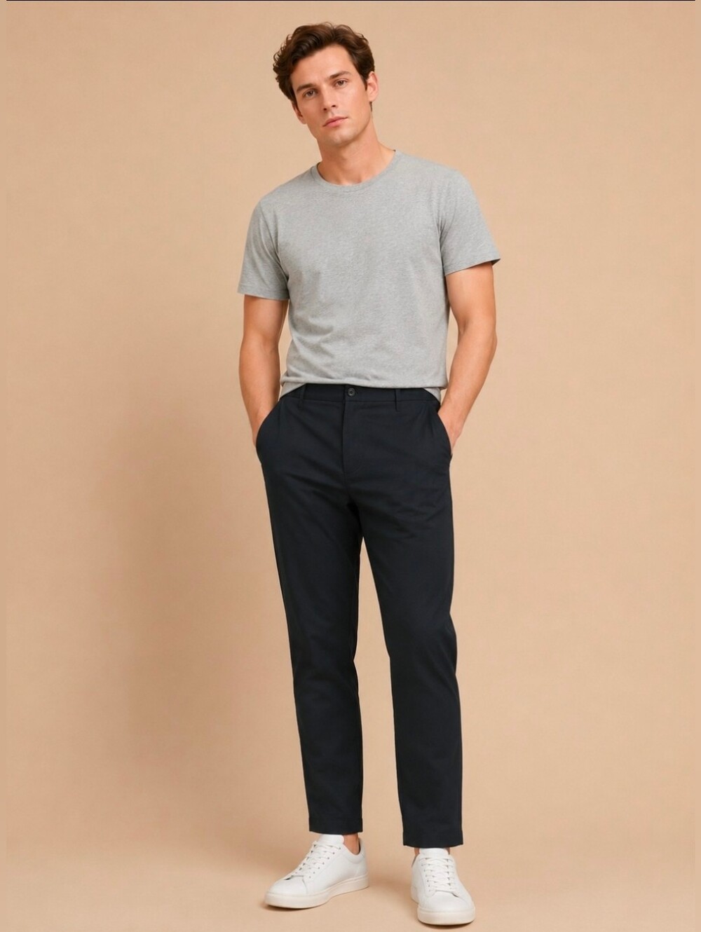 $75 Alfani Mens Regular-Fit Polyspan Pants